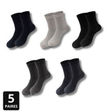 CHAUSSETTES ANTI-ODEUR & CONFORT - LOT DE 5