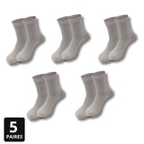 CHAUSSETTES ANTI-ODEUR & CONFORT - LOT DE 5