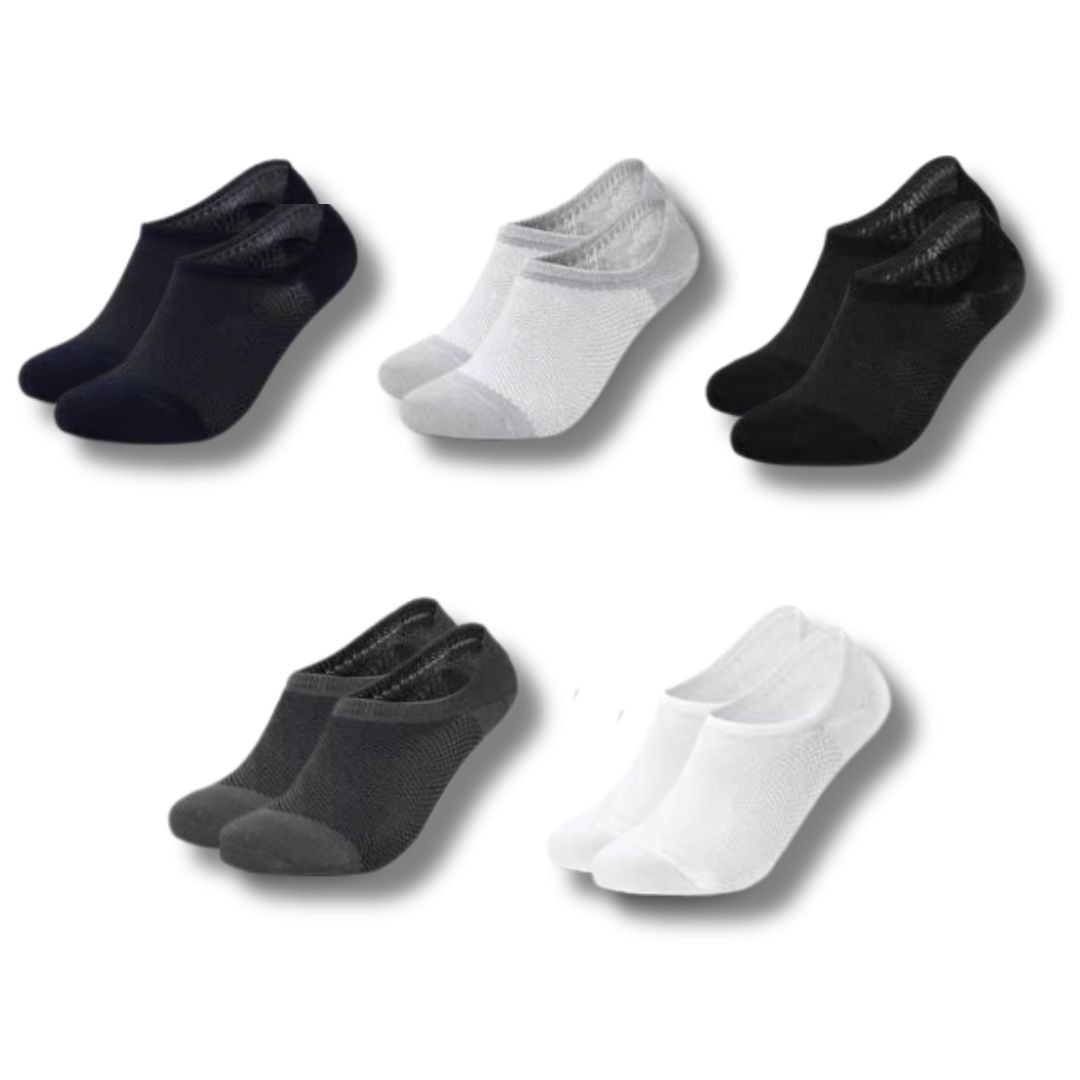 SOCQUETTES ANTI-ODEUR & CONFORT - LOT DE 5